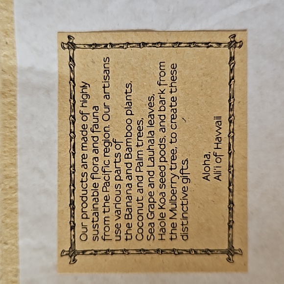 Hawaii Handmade Natural Photo Album - Picture 4 of 6